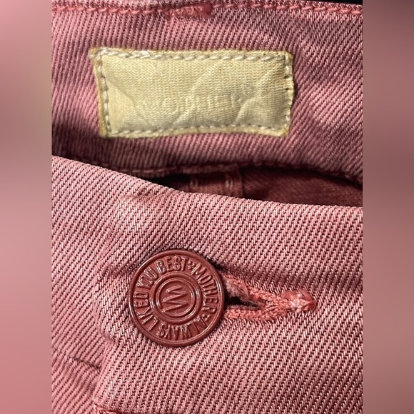 Mother The Looker Ankle Zip Made in the USA Salmon Pink - Picture 9 of 9